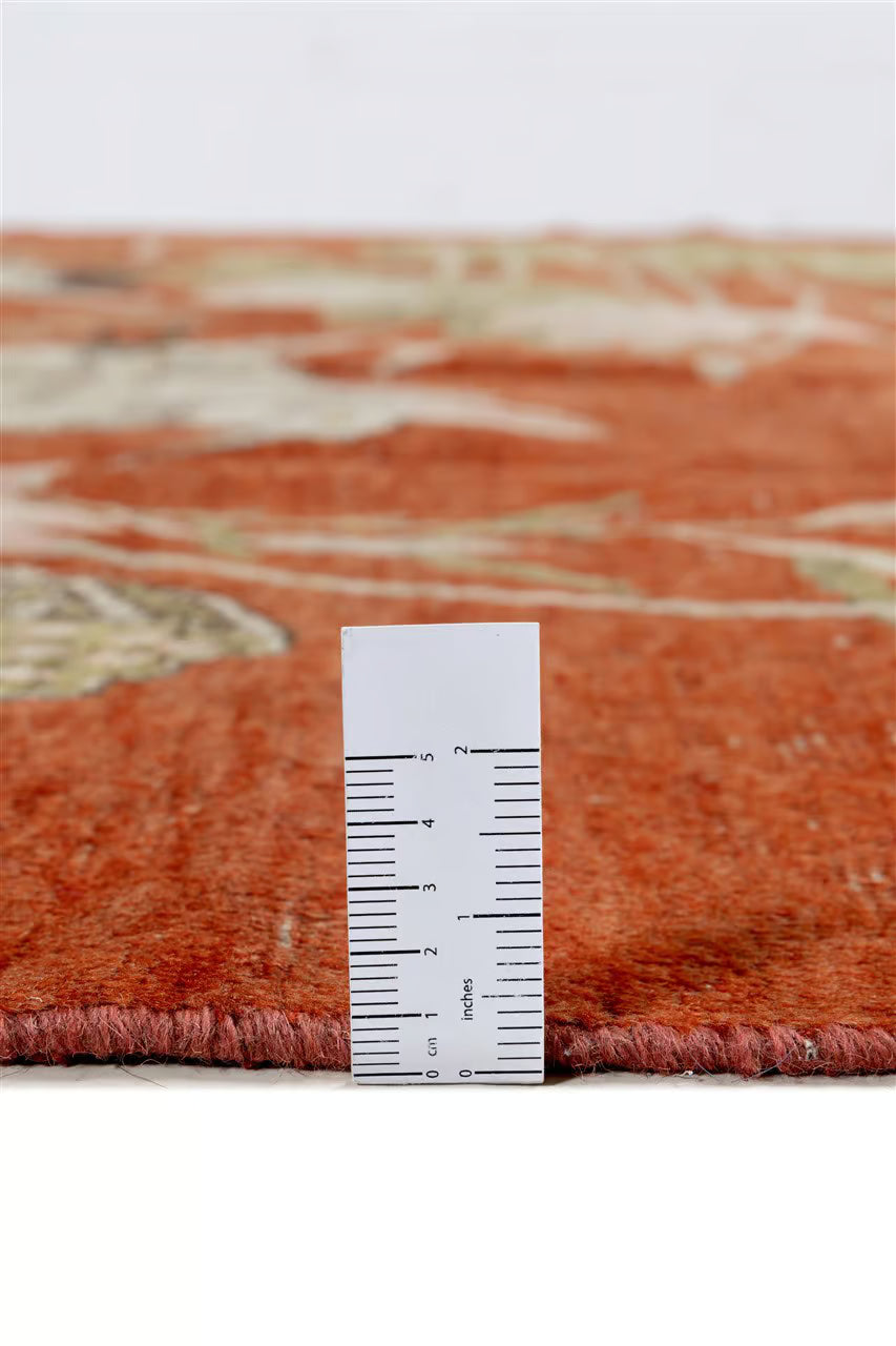 Tappeto Antico Samarcanda Autentico in Lana - 243 x 152 cm