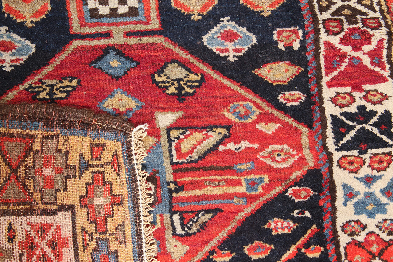 Authentic Antique Persian Malayer Rug | Hand-Knotted 185x95cm