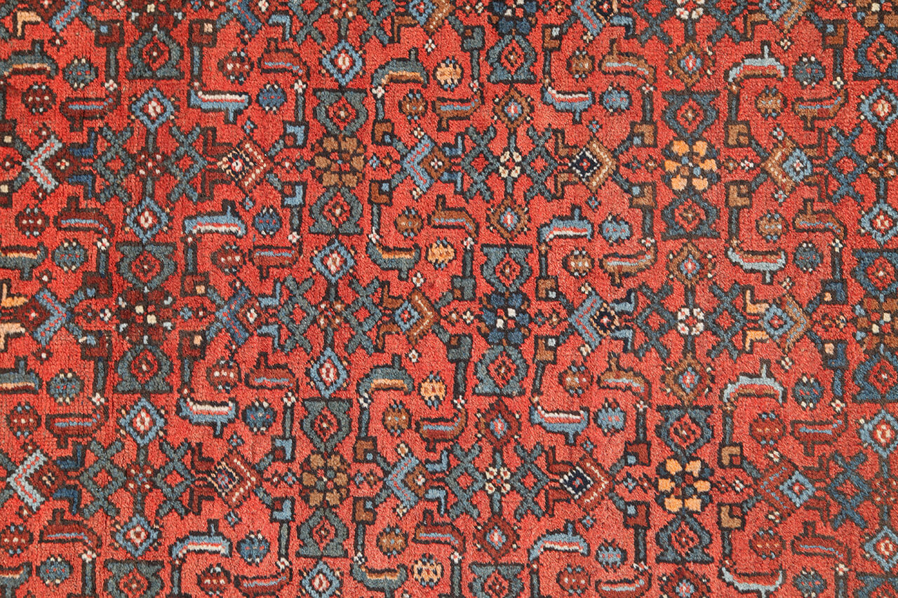 Authentic Antique Persian Malayer Rug | Hand-Knotted 211x130cm