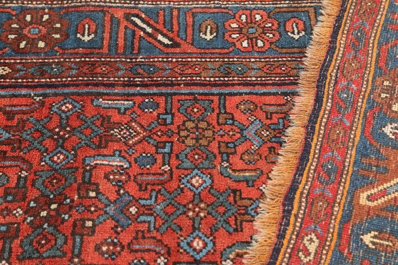 Authentic Antique Persian Malayer Rug | Hand-Knotted 211x130cm