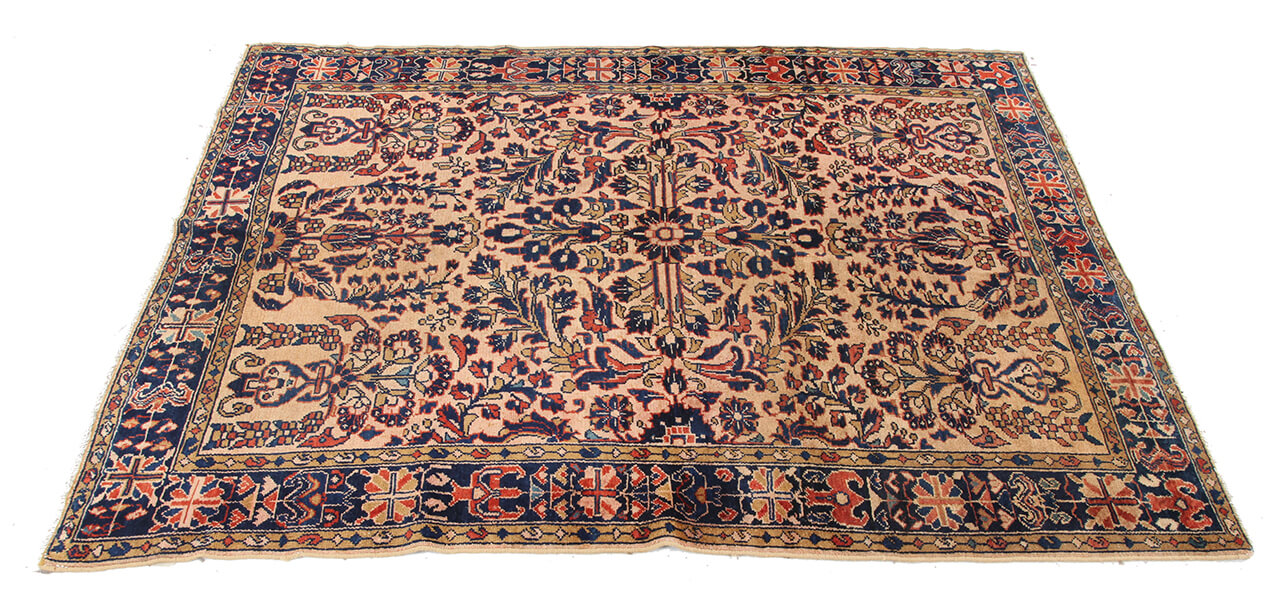 Tappeto Lillian Antico Persiano Autentico | Annodato a Mano 186x148cm