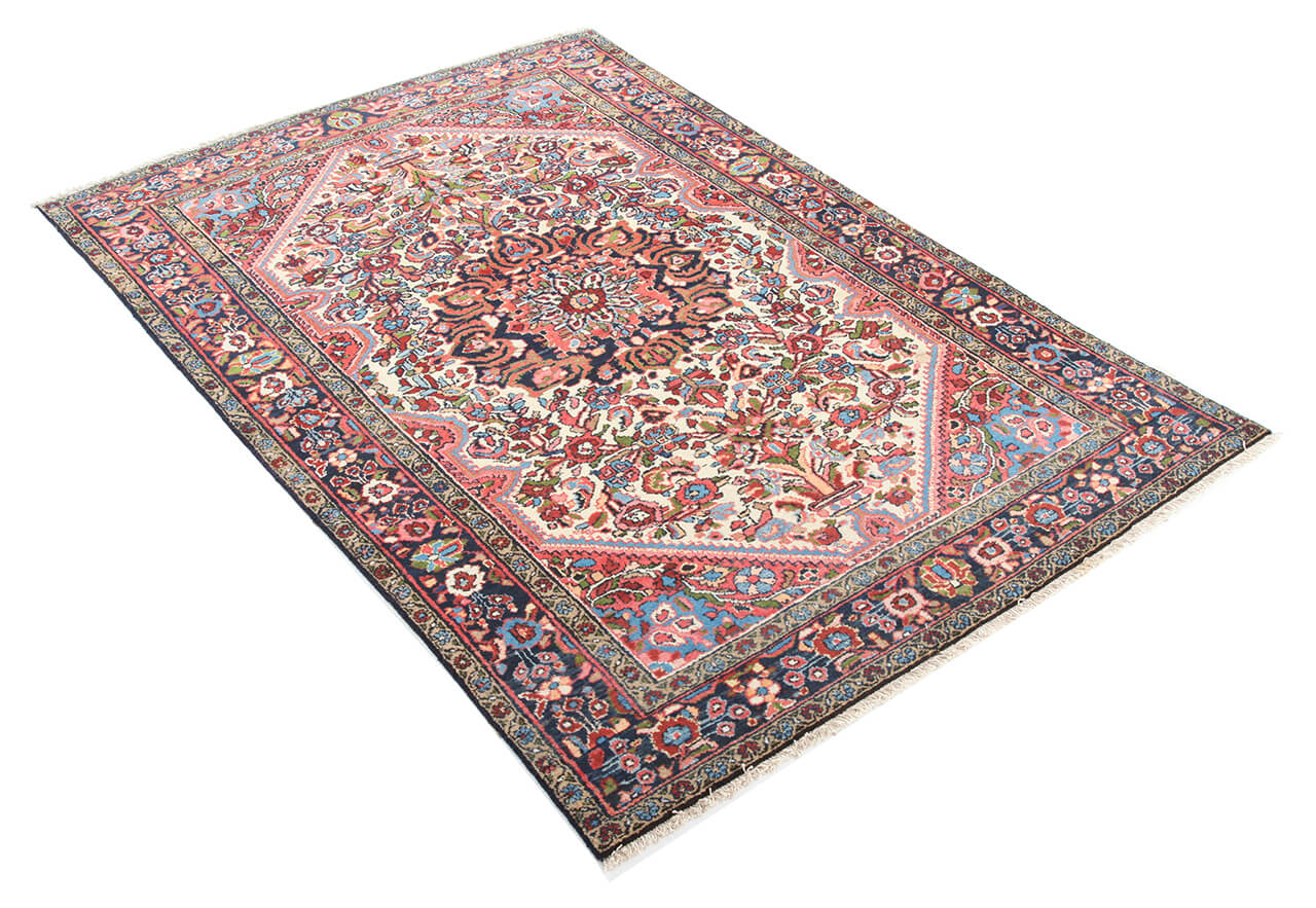 Tappeto Lillian Antico Persiano Autentico | Annodato a Mano 200x140cm