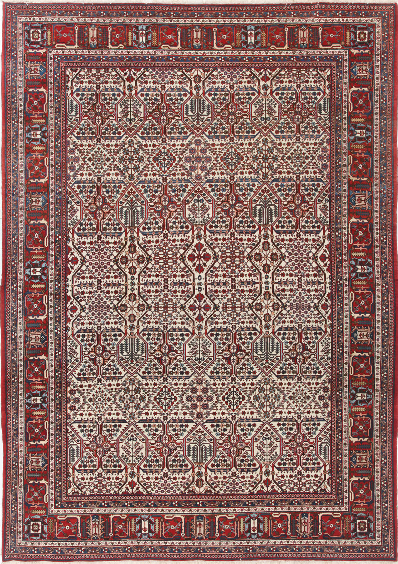 Authentic Antique Persian Meime Rug | Hand-Knotted 343x258cm