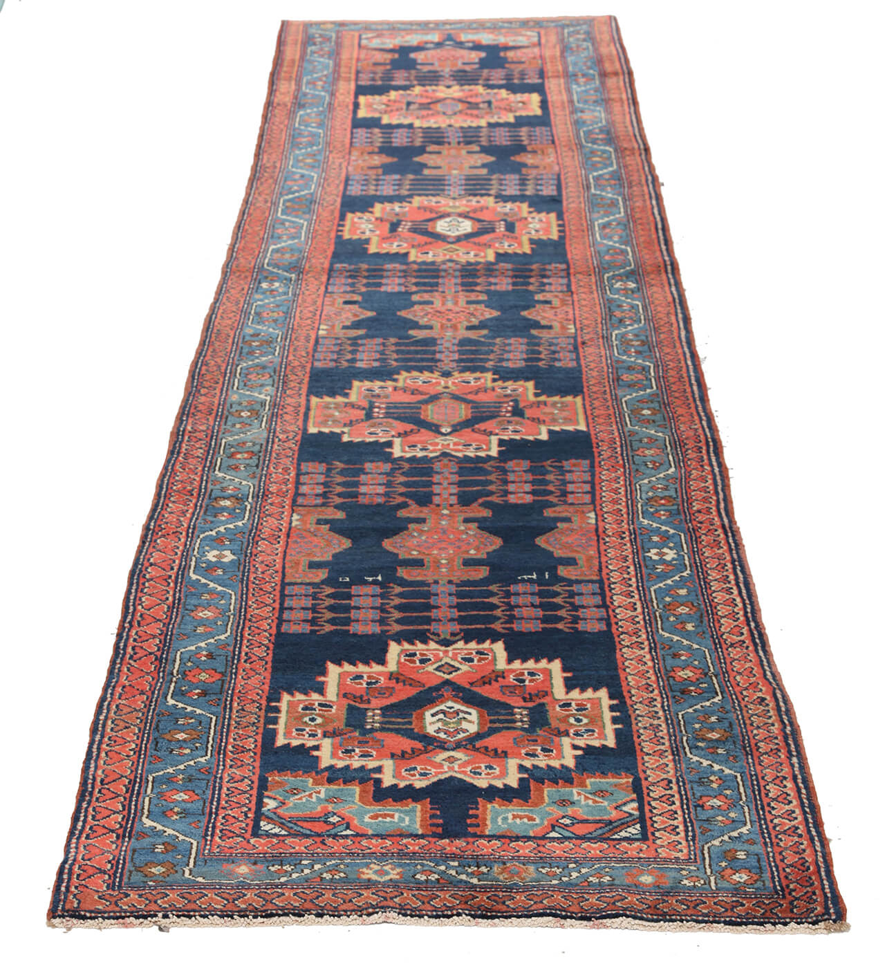 Authentic Antique Persian Malayer Rug | Hand-Knotted 450x100cm