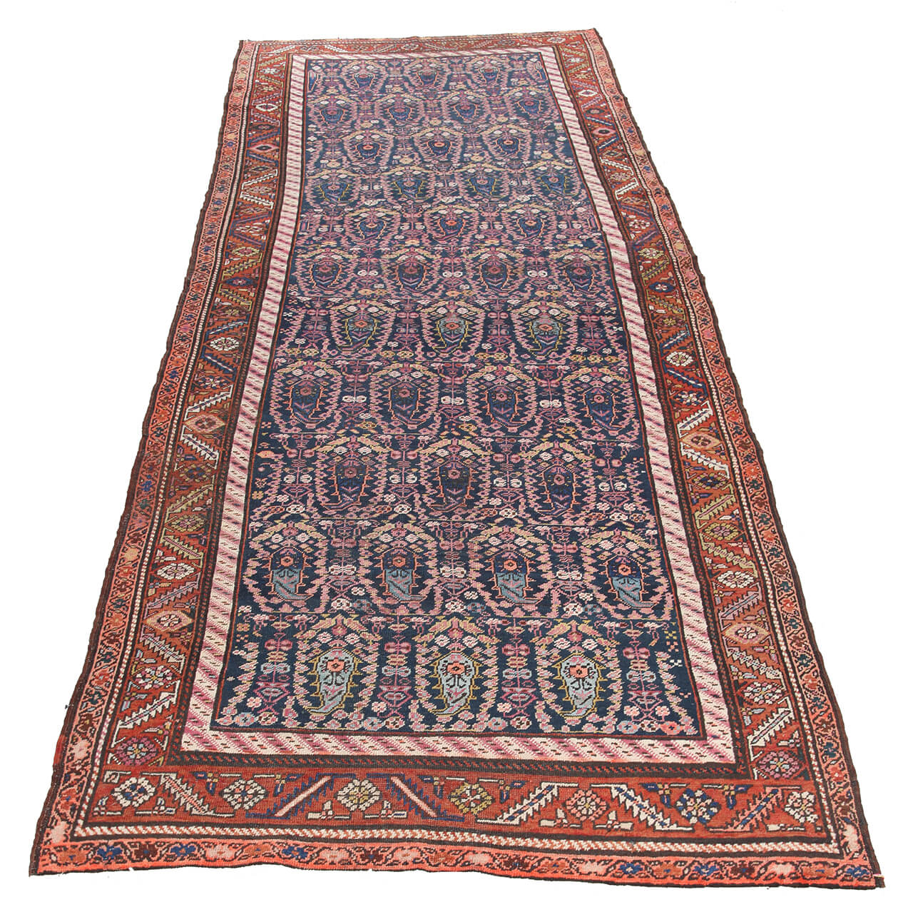Authentic Antique Persian Malayer Rug | Hand-Knotted 365x125cm