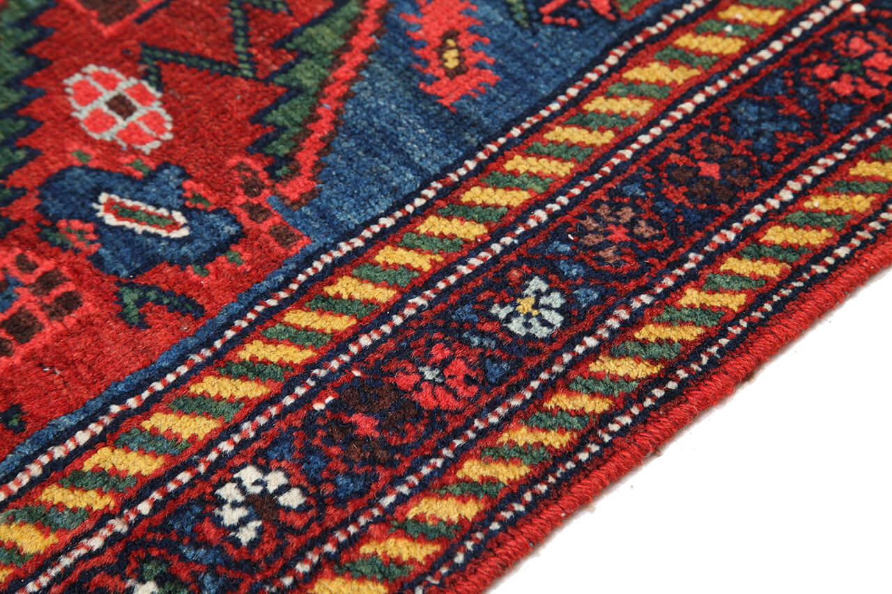 Authentic Antique Persian Malayer Rug | Hand-Knotted 420x95cm