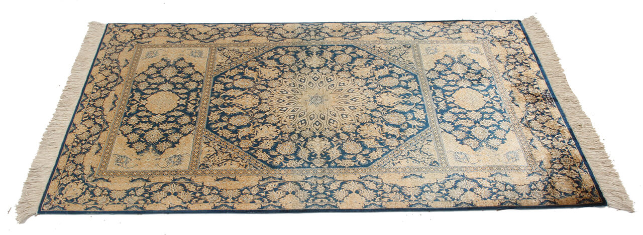 Tappeto Persiano QUM in seta 148x100cm