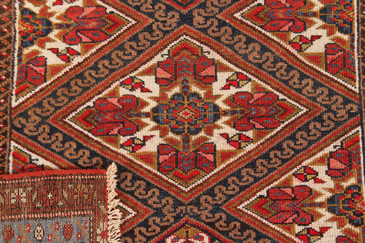 Tappeto Malayer Antico Persiano Autentico | Annodato a Mano 415x100cm