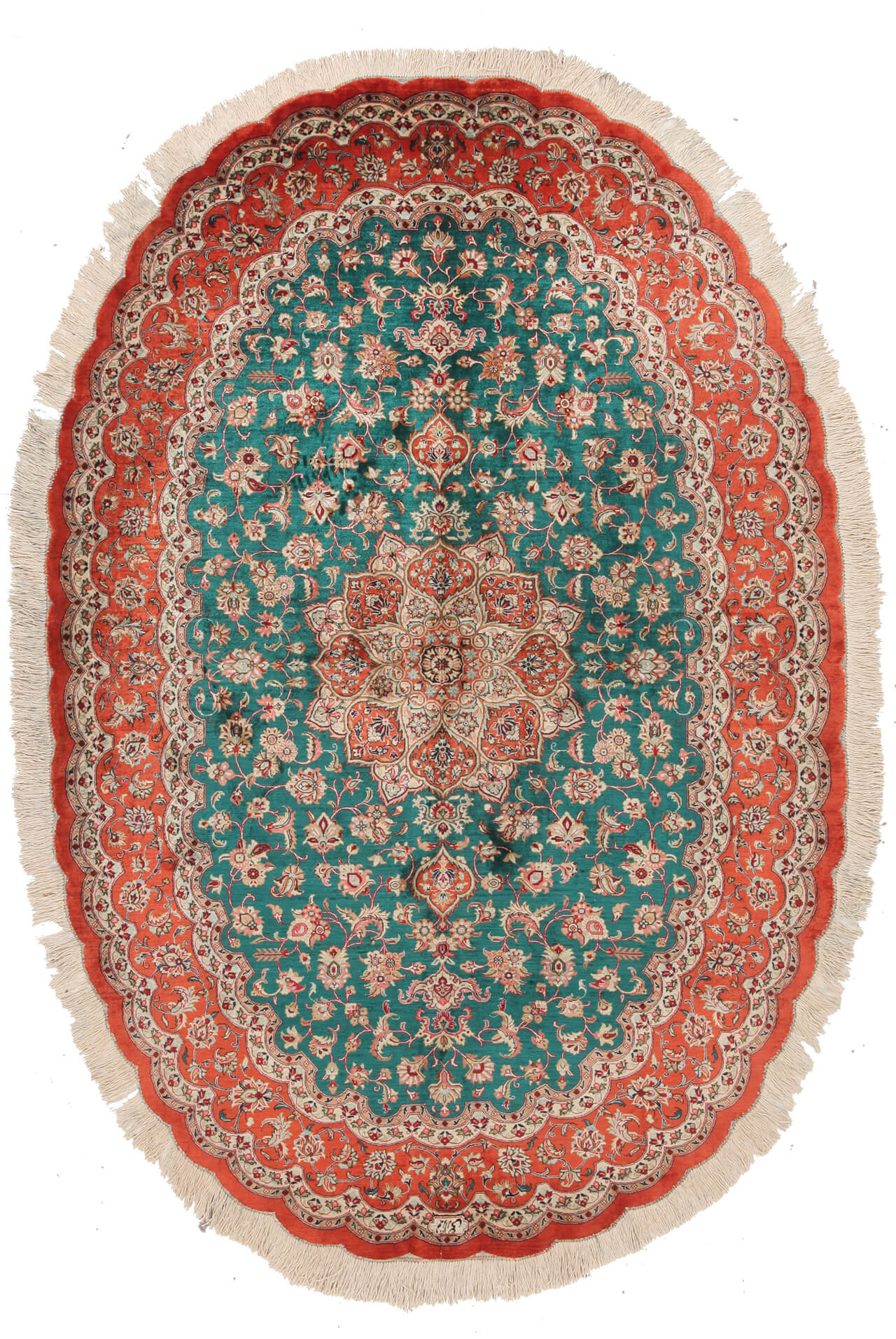 Persian Qum Silk Rug 204_138 cm