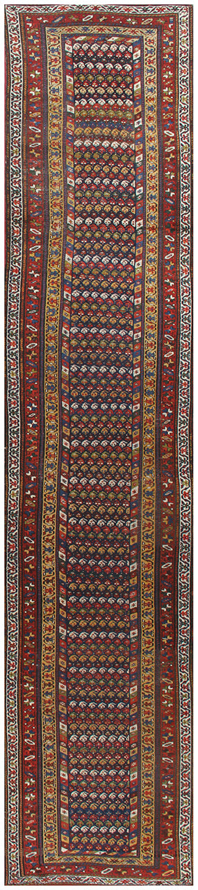 Authentic Antique Persian Malayer Rug | Hand-Knotted 580x114cm