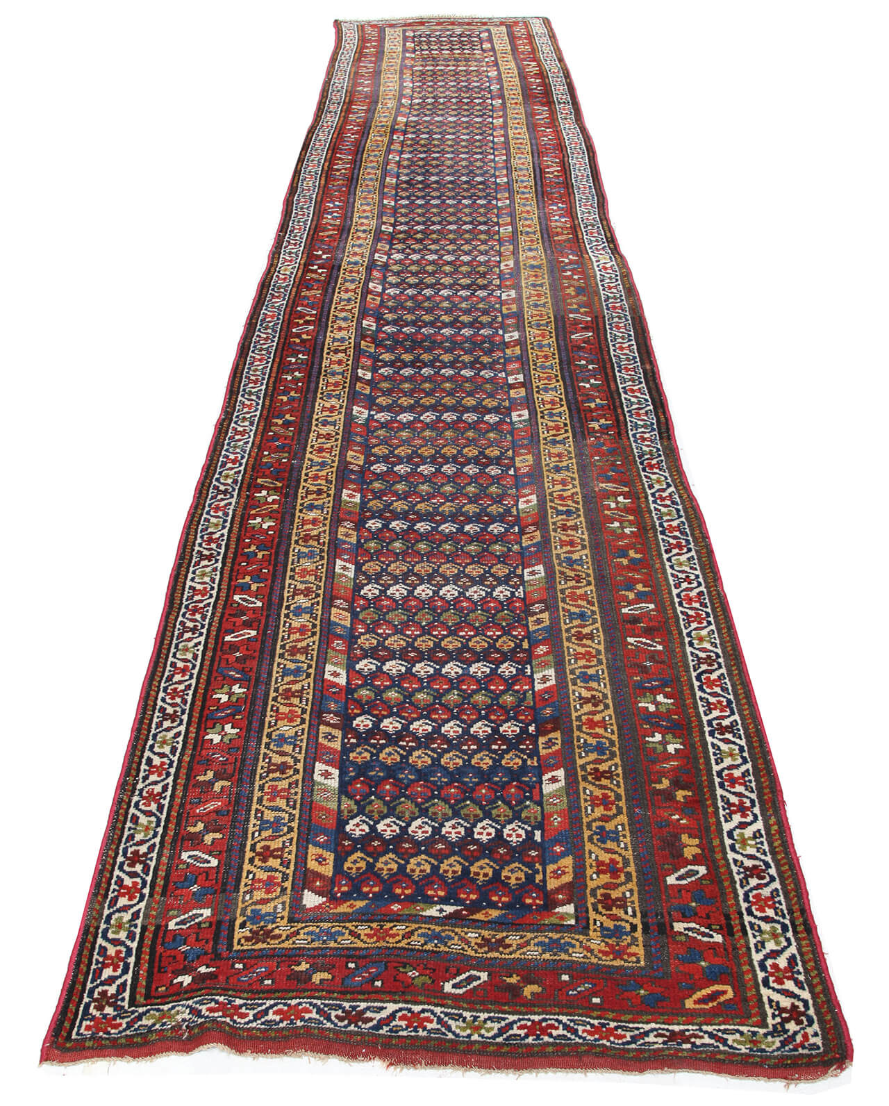 Authentic Antique Persian Malayer Rug | Hand-Knotted 580x114cm