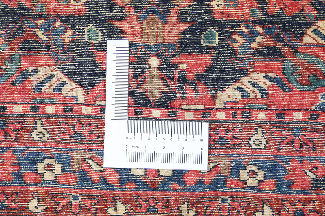 Authentic Antique Persian Malayer Rug | Hand-Knotted 360x106cm
