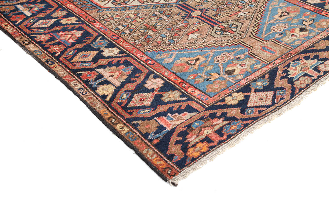 Authentic Antique Persian Malayer Rug | Hand-Knotted 196x124cm