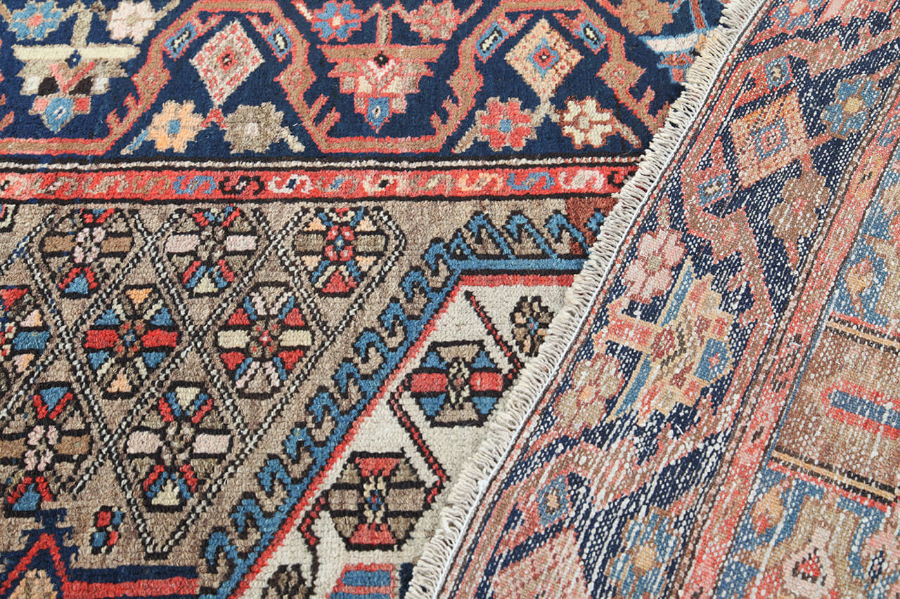 Authentic Antique Persian Malayer Rug | Hand-Knotted 196x124cm