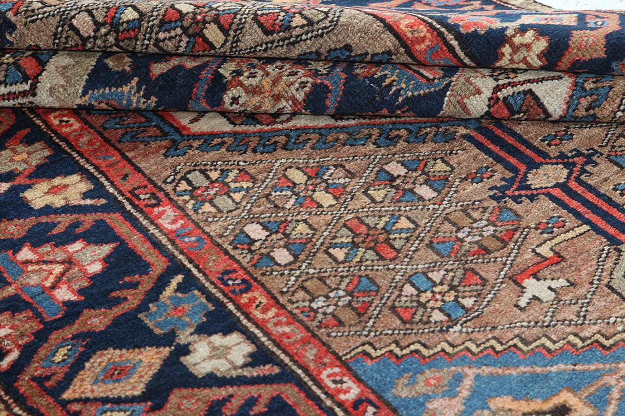 Authentic Antique Persian Malayer Rug | Hand-Knotted 196x124cm