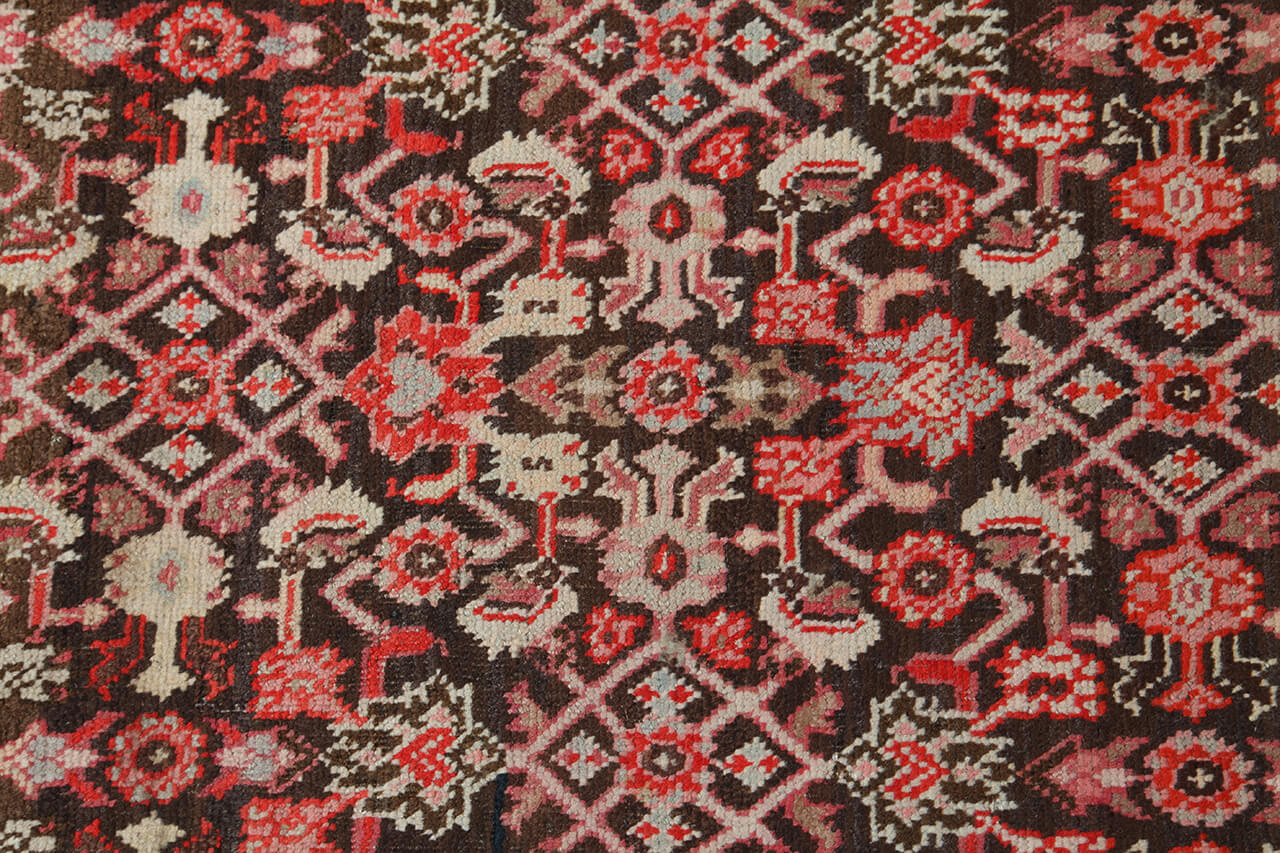 Authentic Antique Persian Malayer Rug | Hand-Knotted 460x100cm
