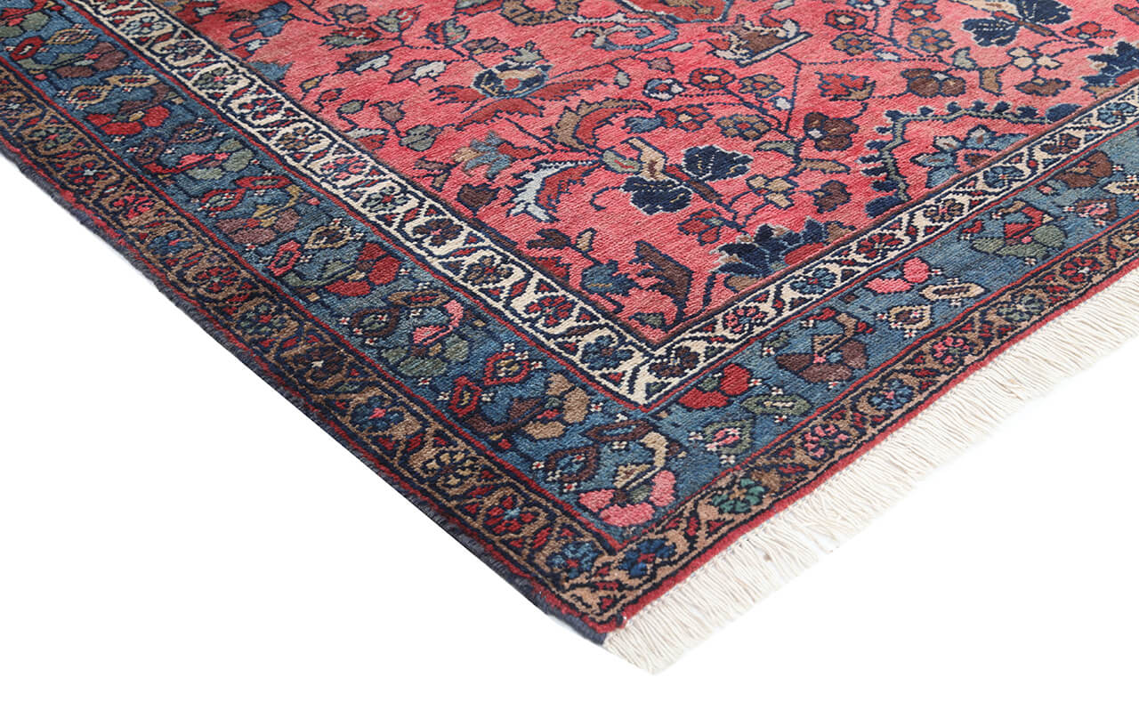 Tappeto Lillian Antico Persiano Autentico | Annodato a Mano 202x112cm