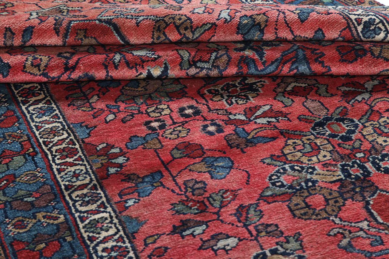 Tappeto Lillian Antico Persiano Autentico | Annodato a Mano 202x112cm