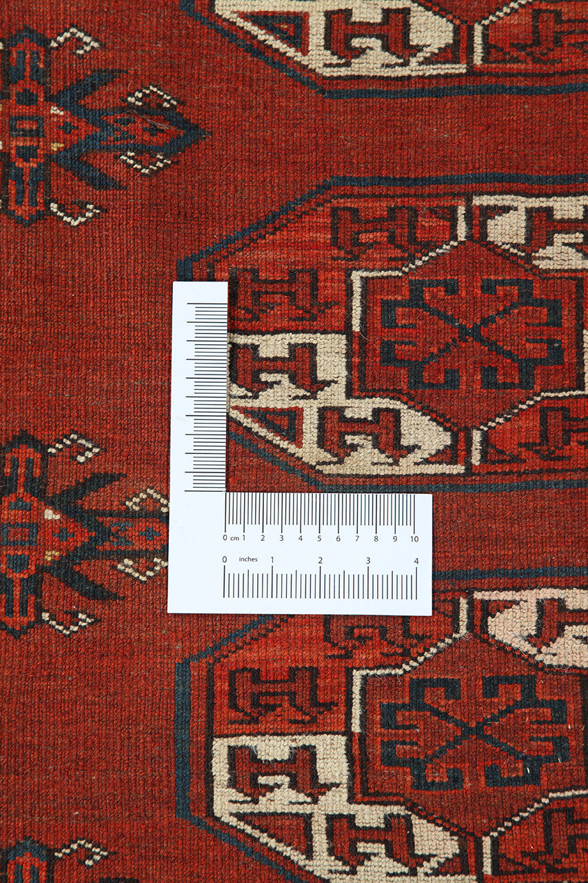 Tappeto Orientale Bouchara Antico: Autentico Tappeto Turcomanno 306x228cm