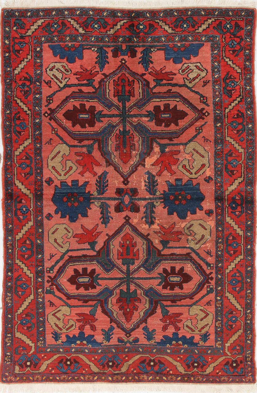 Tappeto Lillian Antico Persiano Autentico | Annodato a Mano 170x115cm