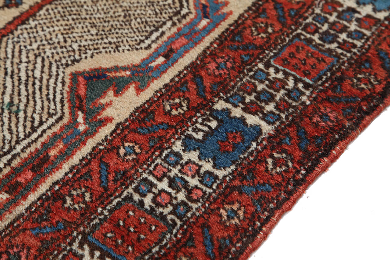 Authentic Antique Persian Malayer Rug | Hand-Knotted 430x78cm