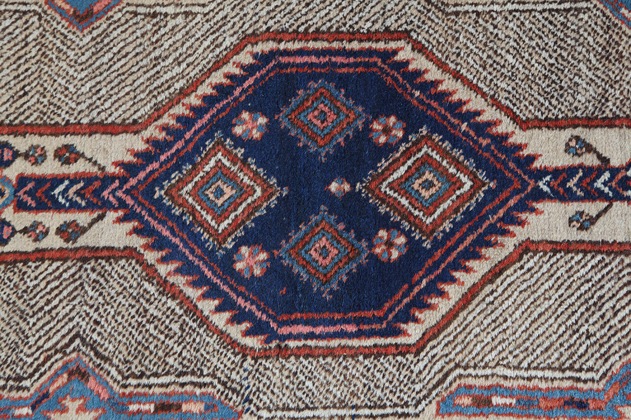 Authentic Antique Persian Malayer Rug | Hand-Knotted 430x78cm