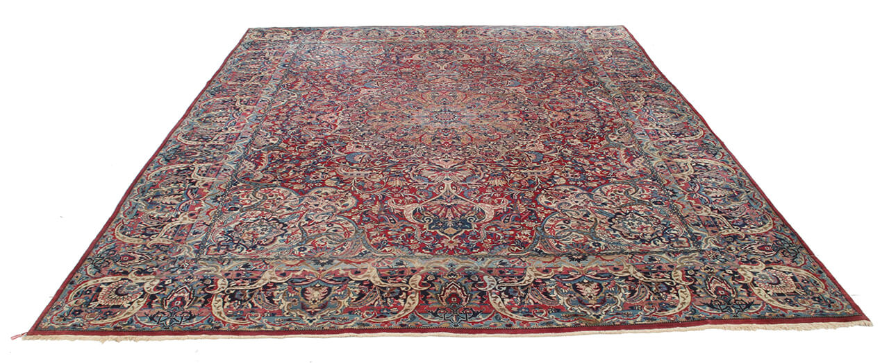 Tappeto Kerman Antico Persiano Autentico | Annodato a Mano 360x260cm