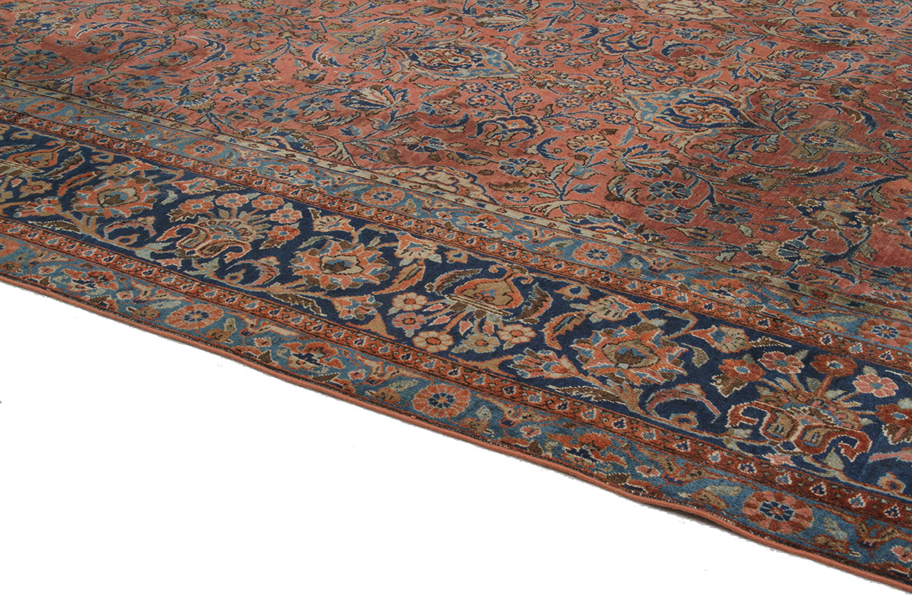 Tappeto Lillian Antico Persiano Autentico | Annodato a Mano 355x270cm