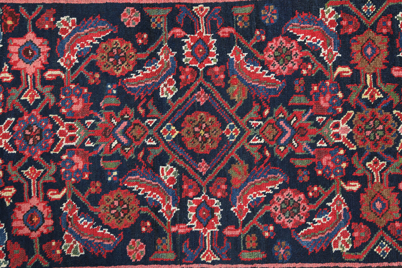 Authentic Antique Persian Malayer Rug | Hand-Knotted 145x88cm