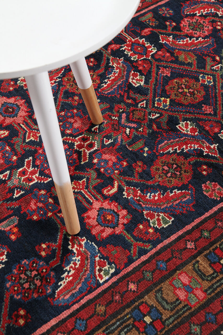 Authentic Antique Persian Malayer Rug | Hand-Knotted 145x88cm