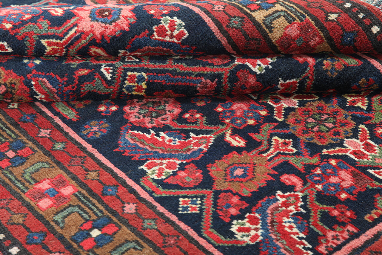 Authentic Antique Persian Malayer Rug | Hand-Knotted 145x88cm