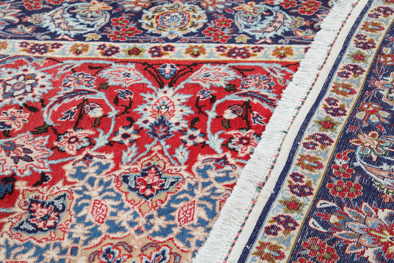 Authentic Antique Persian Isfahan Rug | Hand-Knotted 225x145cm