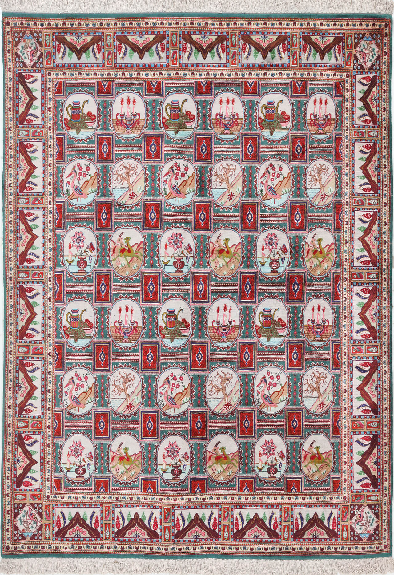 Persian Qum Silk Rug 200_140 cm