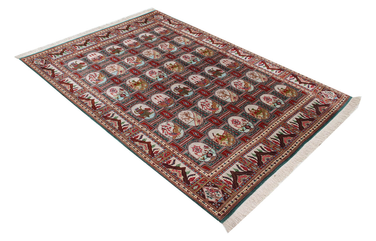 Persian Qum Silk Rug 200_140 cm