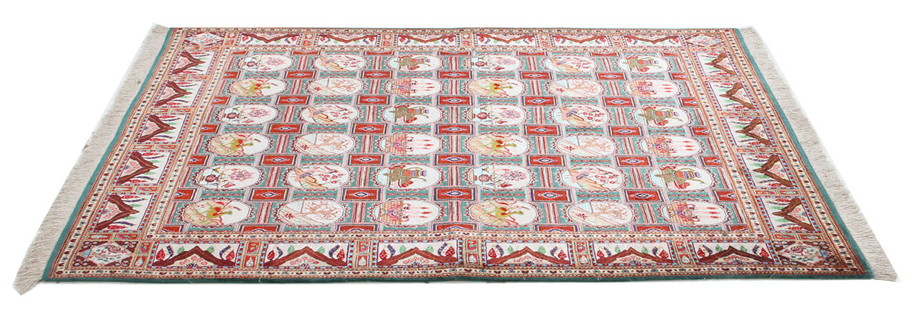 Persian Qum Silk Rug 200_140 cm