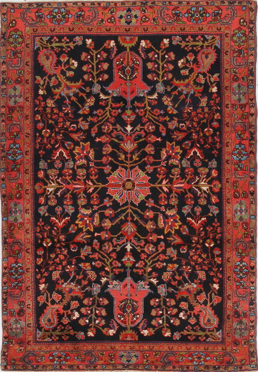 Tappeto Lillian Antico Persiano Autentico | Annodato a Mano 205x137cm