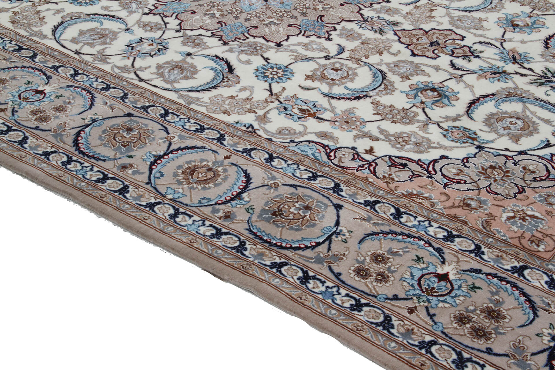 Persian Isfahan Silk & Wool Rug 228_154 cm