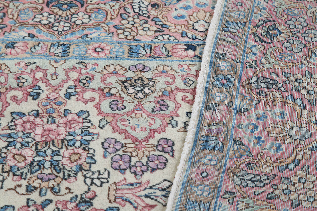 Tappeto Kerman Antico Persiano Autentico | Annodato a Mano 230x137cm