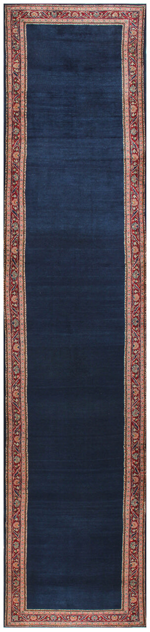 Tappeto Mahal Antico Persiano Autentico | Annodato a Mano 555x115cm