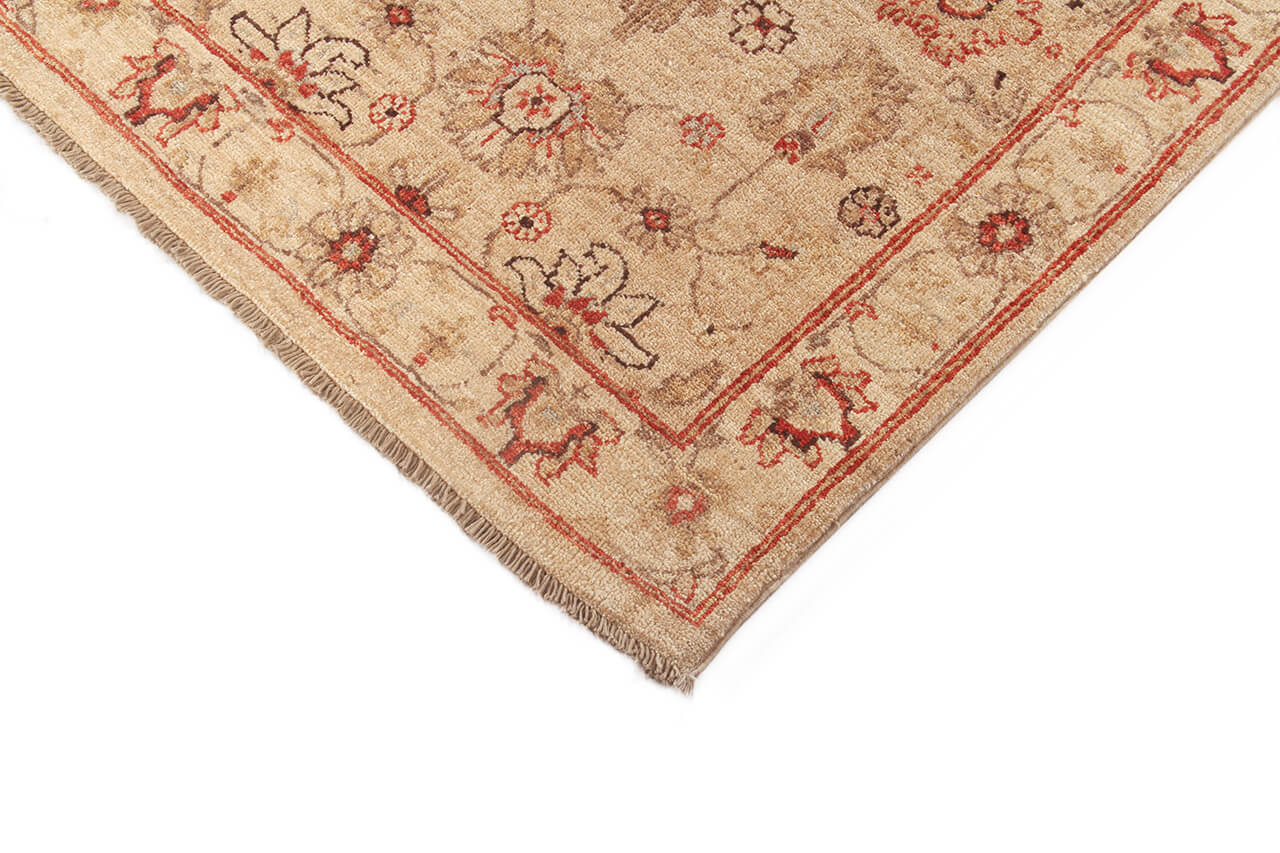 Ziegler wool runner rug, handmade, 321x86cm