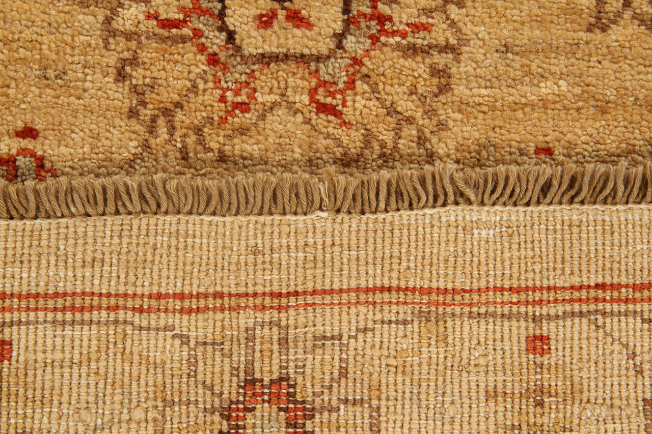 Ziegler wool runner rug, handmade, 321x86cm