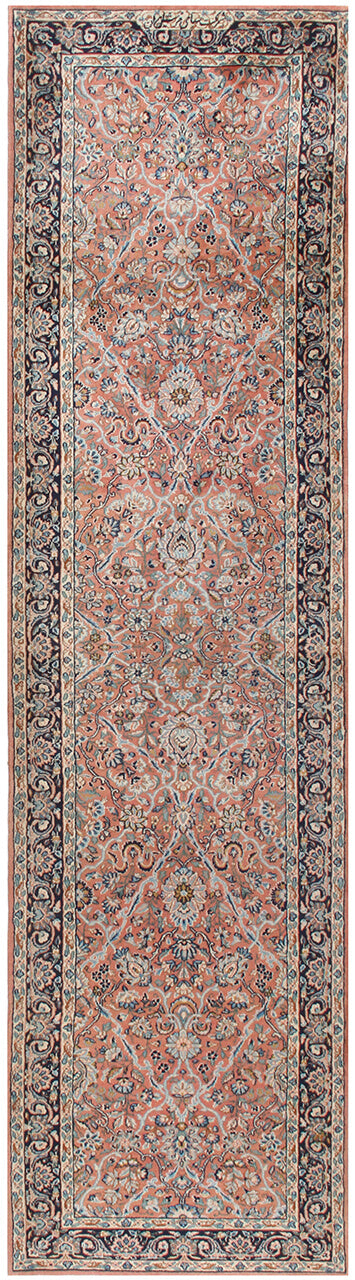 Authentic Antique Persian Kerman Rug | Hand-Knotted 391x99cm