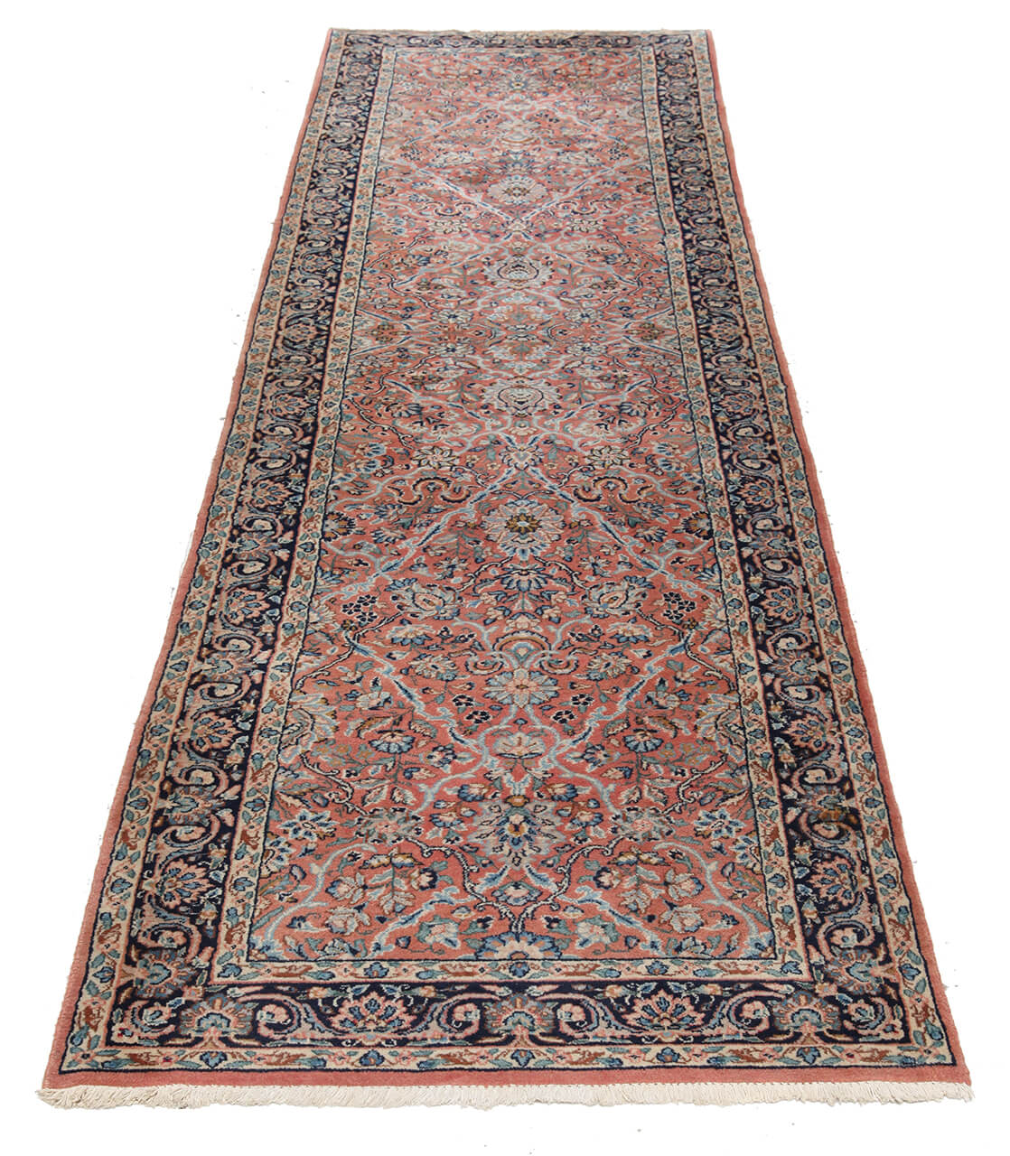 Authentic Antique Persian Kerman Rug | Hand-Knotted 391x99cm