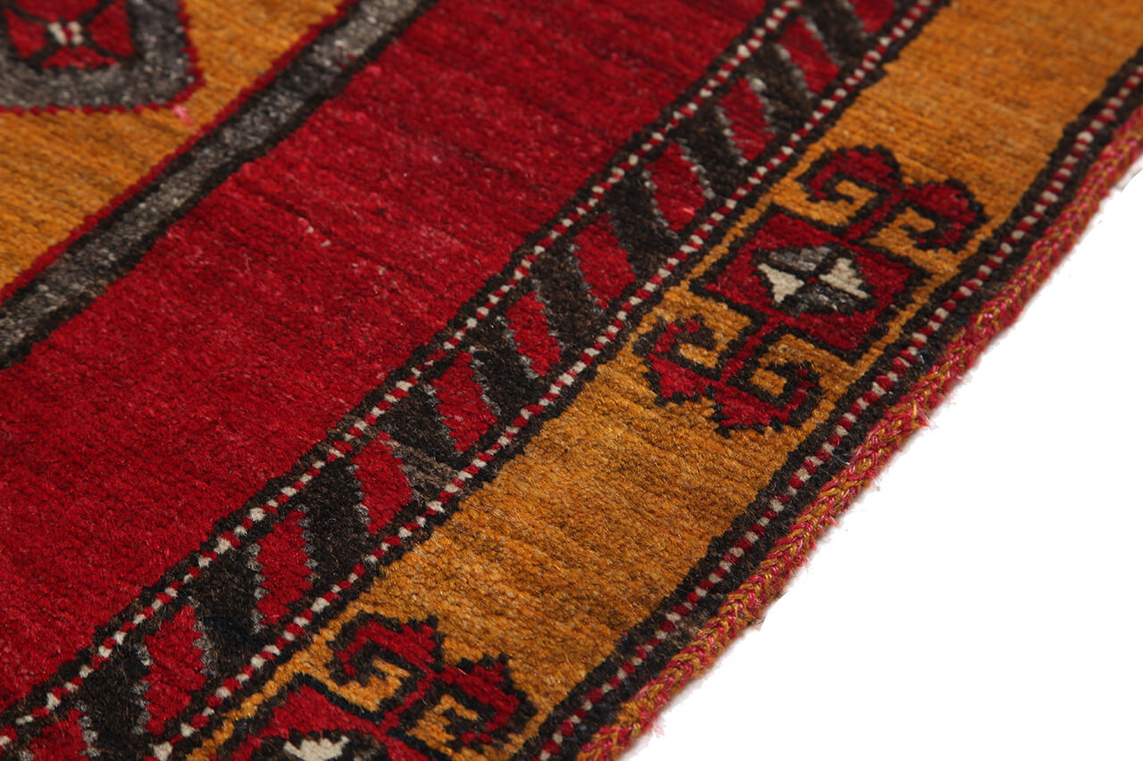 Authentic Antique Anatolian Rug | Hand-Knotted 398x84cm