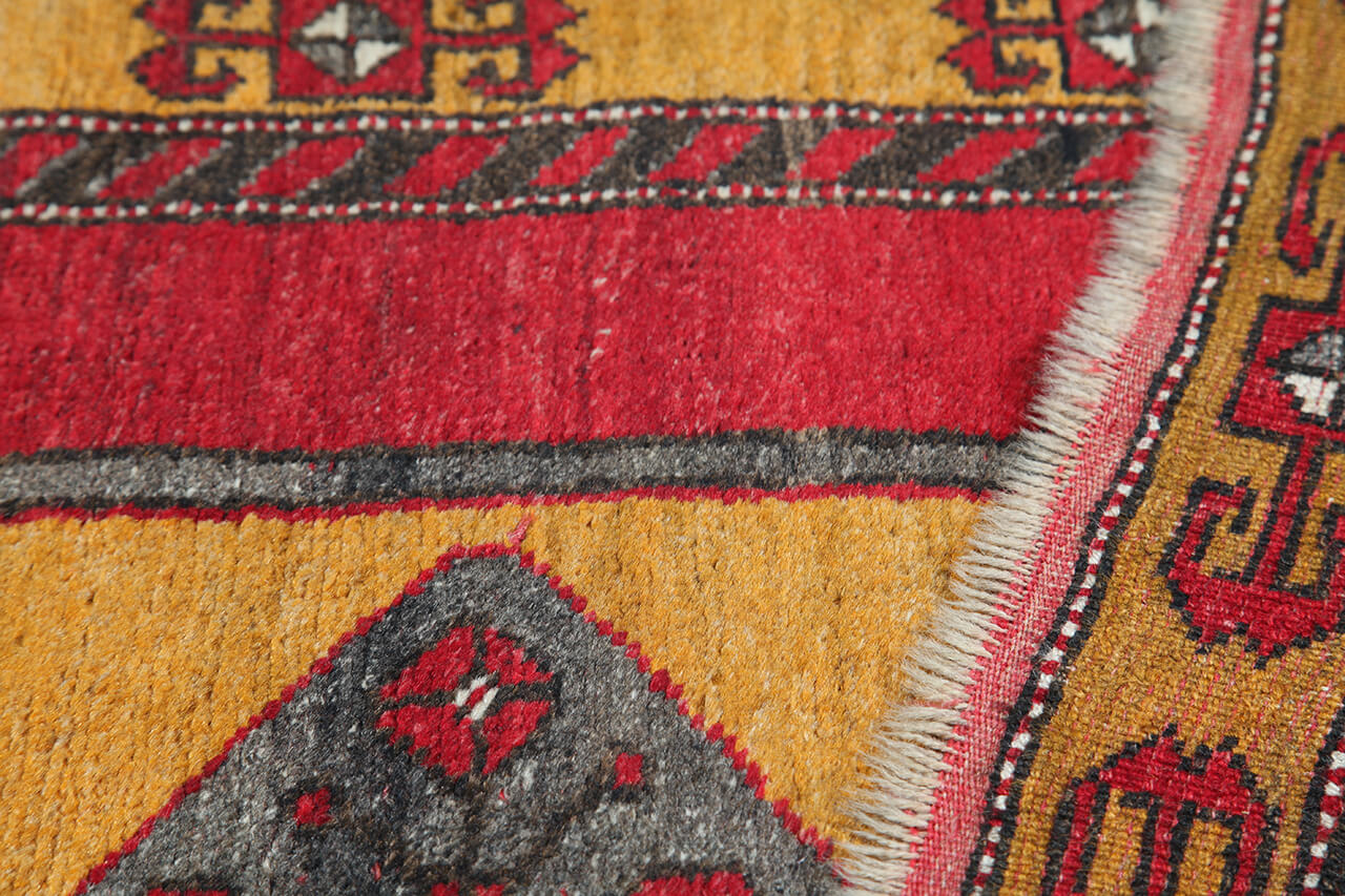 Authentic Antique Anatolian Rug | Hand-Knotted 398x84cm