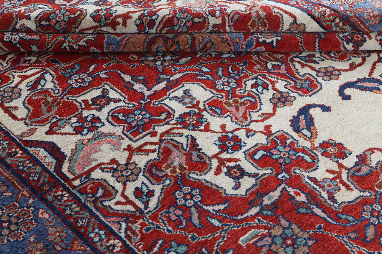 Tappeto Malayer Antico Persiano Autentico | Annodato a Mano 181x141cm