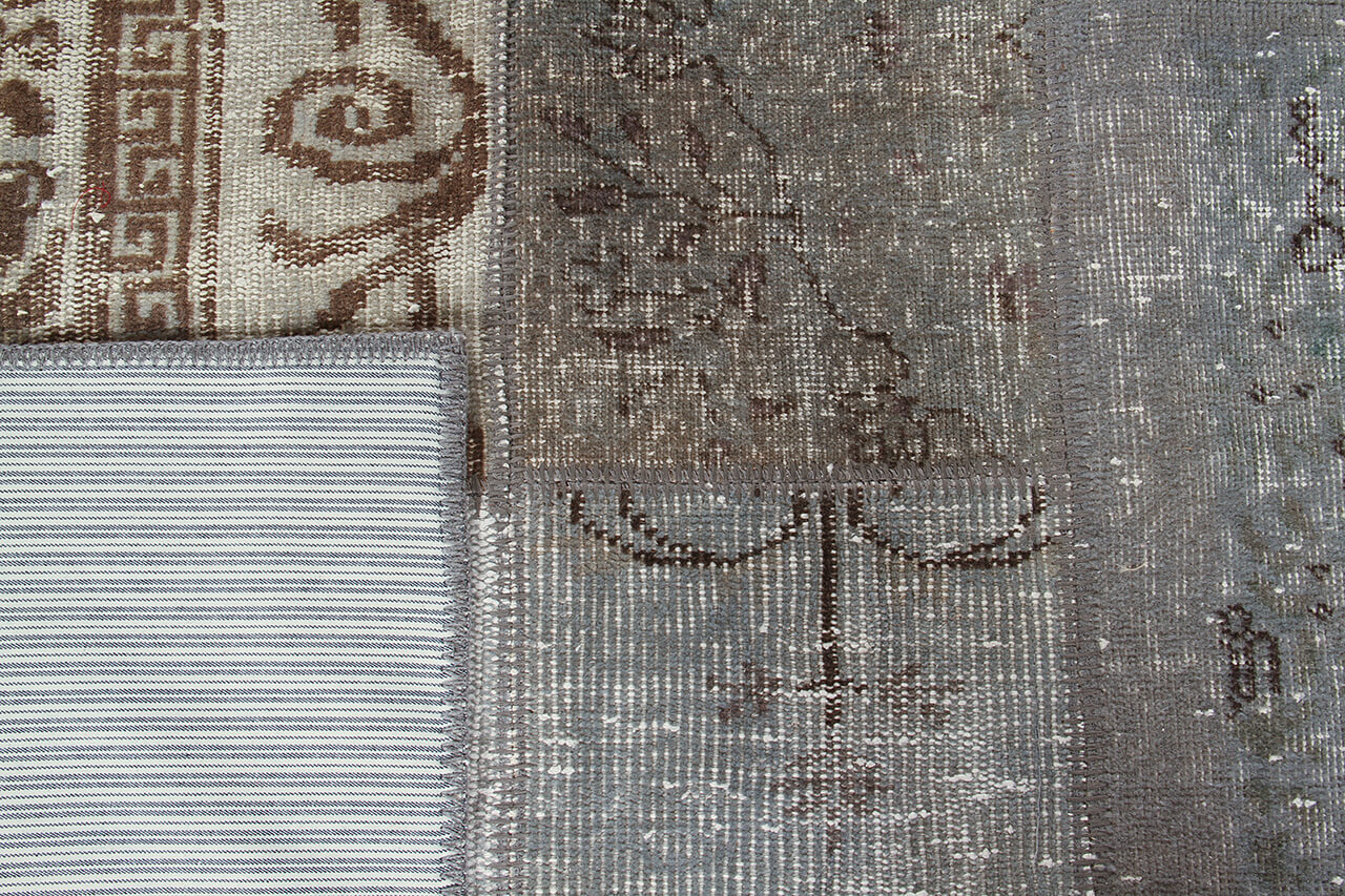 PATCHWORK MINT GREY