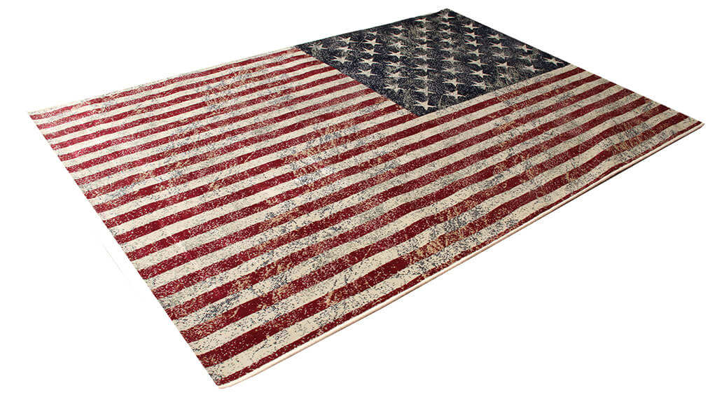 Tappeto Bandiera Stati Uniti USA - POP ROCK - Ideale per Cameretta
