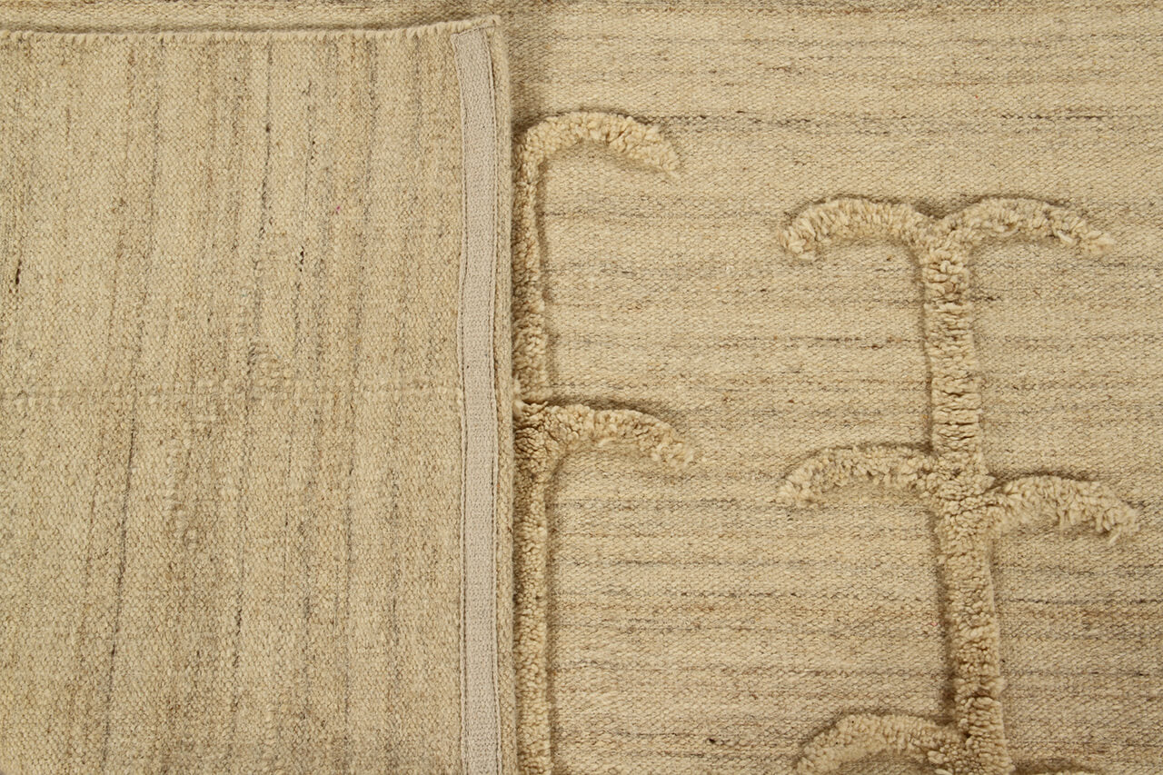 Tappeto Kilim Avorio Les Bois – In Lana e Cotone, Artigianale