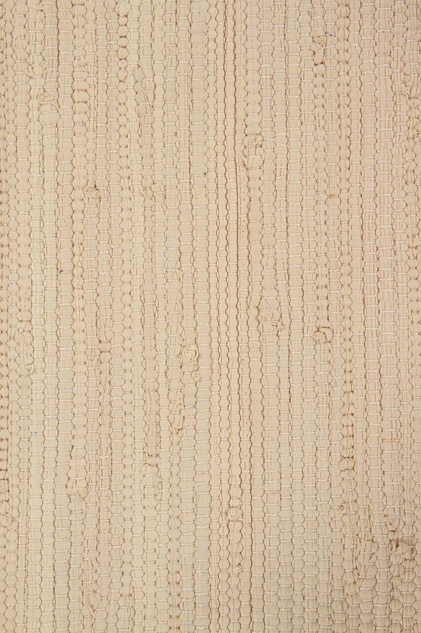 Tappeto Abano Avorio in Cotone - Lavabile in Lavatrice - Ideale per Bagno o Cucina